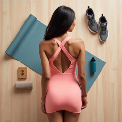 Elysian V-Back Active Mini Dress