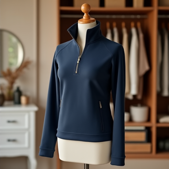 CozyChic Quarter-Zip Fleece Pullover