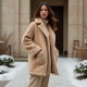 Cozy Luxe Teddy Bear Fleece Coat