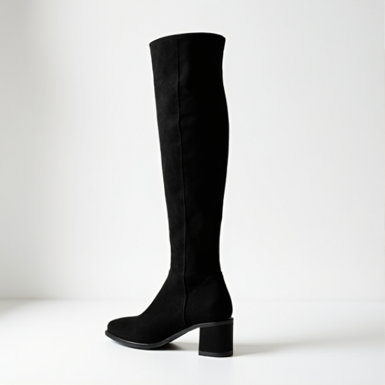 Velvet Luxe Over-the-Knee Boots