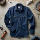 Titan Pro Men's Double Pocket Ripstop Work Shirt