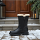 Arctic Elegance Women's Fur-Lined Winter Boots