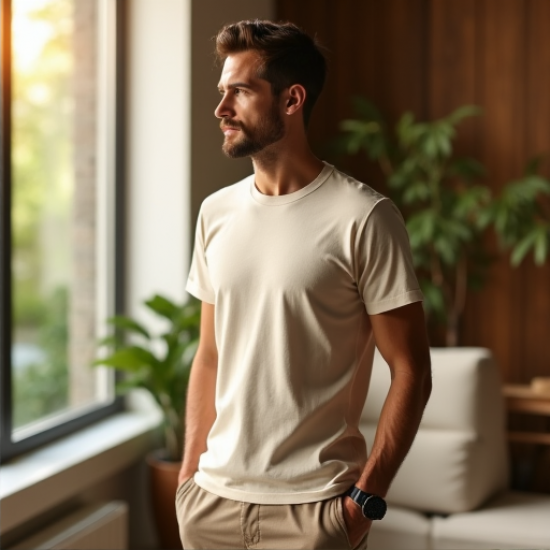 EcoComfort Men's Hemp & Organic Cotton Tee