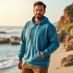 Coastal Breeze Baja Poncho Hoodie