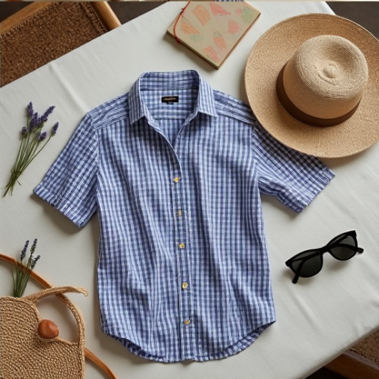 Gingham Breeze Performance Shirt