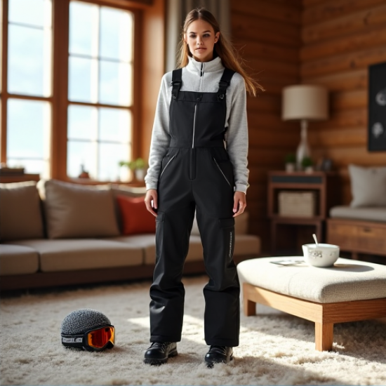 Alpine Breeze Women's Insulated Ski Bib Overalls Alpine Breeze Women's Insulated Ski Bib Overalls