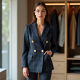 Chic & Classic Double-Breasted Plaid Blazer Chic & Classic Double-Breasted Plaid Blazer