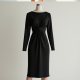 Twist Elegance Midi Dress