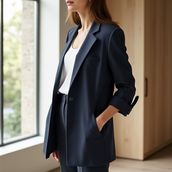 Chic Linen Elegance Blazer Chic Linen Elegance Blazer