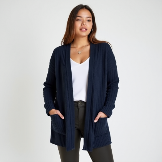 Chic Comfort Shaker Stitch Cardigan