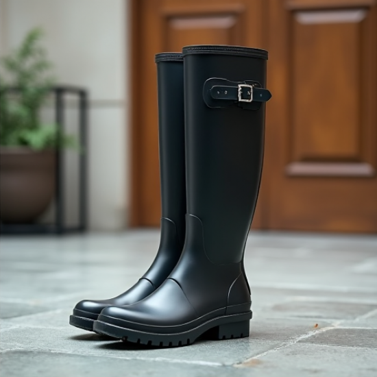 AquaStride Tall Waterproof Rain Boots