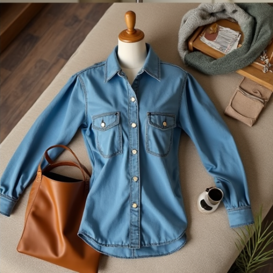 Urban Chic Denim Utility Shirt
