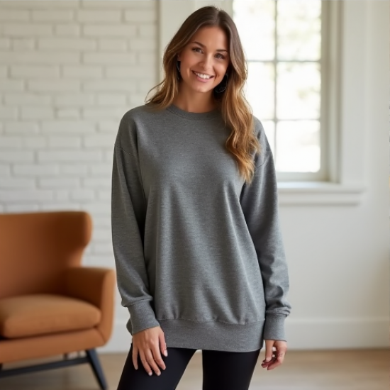 Chic Comfort Side-Zip Tunic Sweatshirt