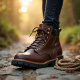 TerraStride Women's Classic Leather Hiking Boots