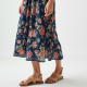 Elysian Blooms Smocked Midi Sundress