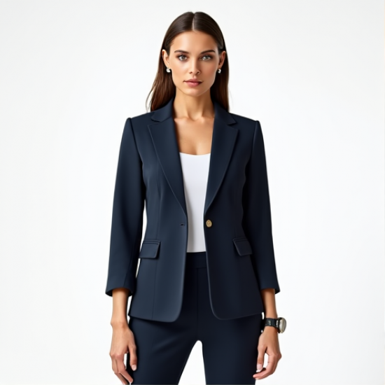 Elysian Elegance Scuba Knit Blazer