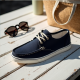 Nautical Breeze Men's Canvas Boat Shoes