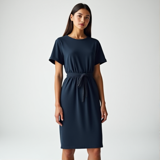 Chic Comfort Tie-Waist Jersey Dress Chic Comfort Tie-Waist Jersey Dress