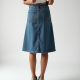 Elysian Denim Elegance Skirt