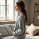 CozyChic Women's Lightweight Jersey Hoodie