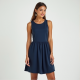 Elysian Breeze Sleeveless Trapeze Dress