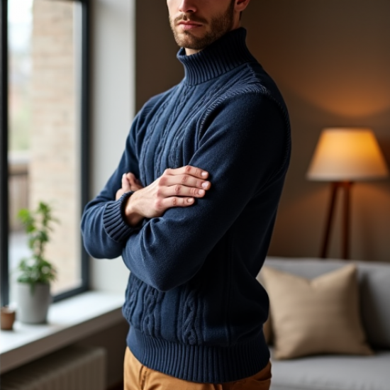 Heritage Cable-Knit Fisherman Sweater