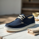 Nautical Breeze Men's Canvas Boat Shoes