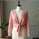 Chic Comfort Tie-Front Knit Shrug