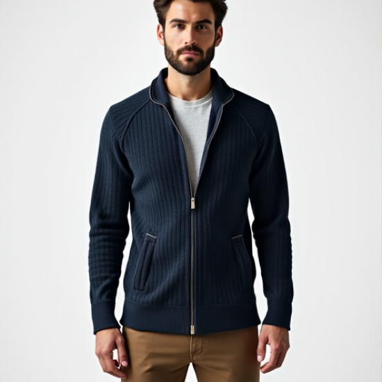Urban Comfort Ribbed Cardigan