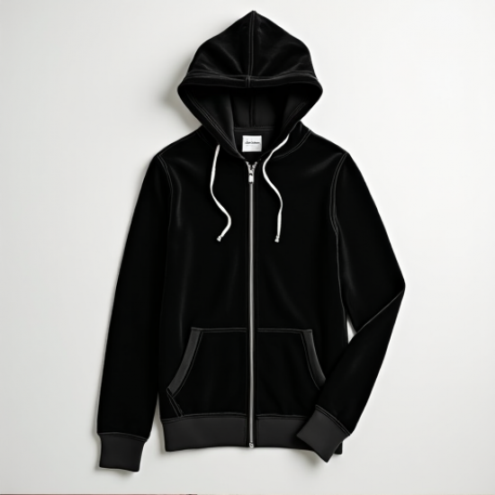 Velvet Luxe Zip-Up Hoodie