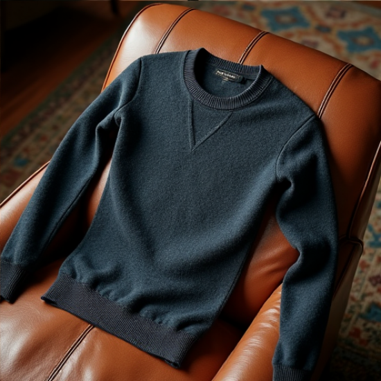 Heritage Weave Donegal Crewneck Sweater