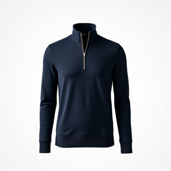 Evergreen Luxe Merino Quarter-Zip Sweater