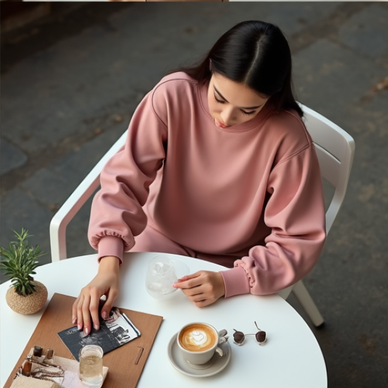 Chic Comfort Balloon Sleeve Sweatshirt