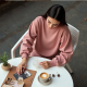 Chic Comfort Balloon Sleeve Sweatshirt