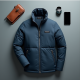 Nordic Breeze Stand-Collar Puffer Jacket