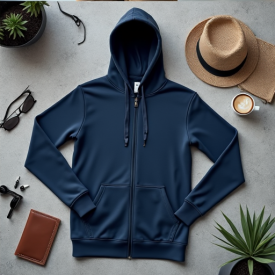 Urban Comfort Double-Knit Full-Zip Hoodie