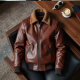 Skyline Men's Leather Aviator Jacket