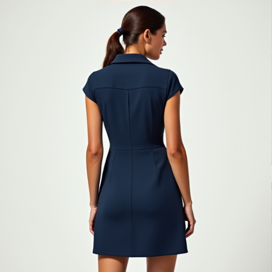 Chic Pleated Golf Dress
