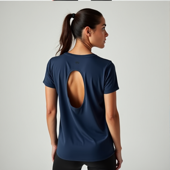 BreezeFlex Open Back Workout Tee
