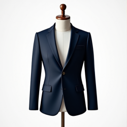 Urban Elegance Stretch Wool Blazer