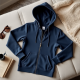 CozyChic Women's Full-Zip Terry Fleece Hoodie