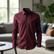 Elegant Weave Men's Jacquard Shirt