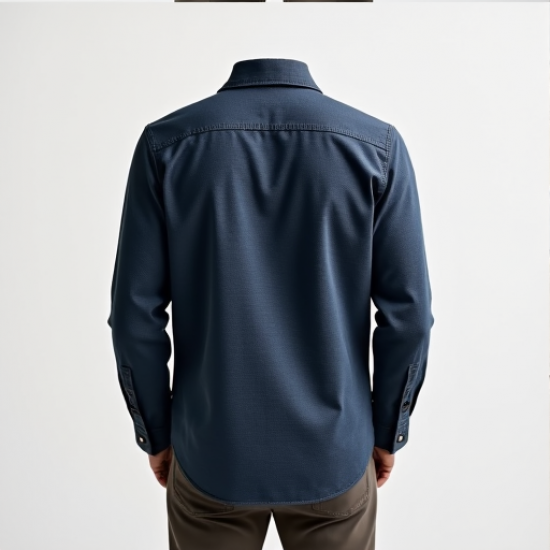 Elysian Comfort Heathered Button-Up Shirt