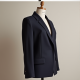 Elegance Draped Shawl-Collar Blazer
