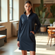 ChicSport Collared Half-Zip Athleisure Dress