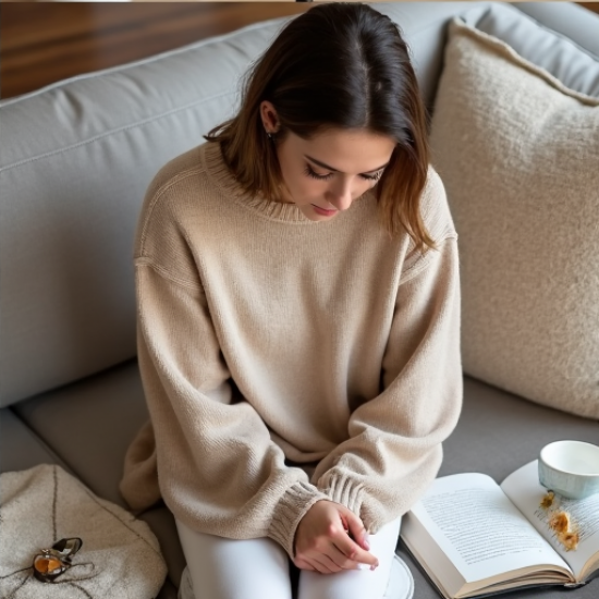 Cozy Chic Batwing Pullover