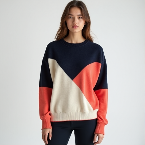 Chic Harmony Colorblock Pullover