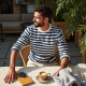 Coastal Breeze Striped Crewneck Sweater Coastal Breeze Striped Crewneck Sweater