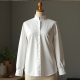 Elysian Elegance Mandarin Popover Shirt