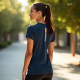 Elysian Flow Keyhole Running Tee